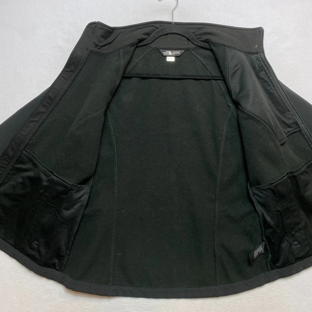 The North Face Windwall Jacket Womens Large Black Venture Full Zip Windbreaker